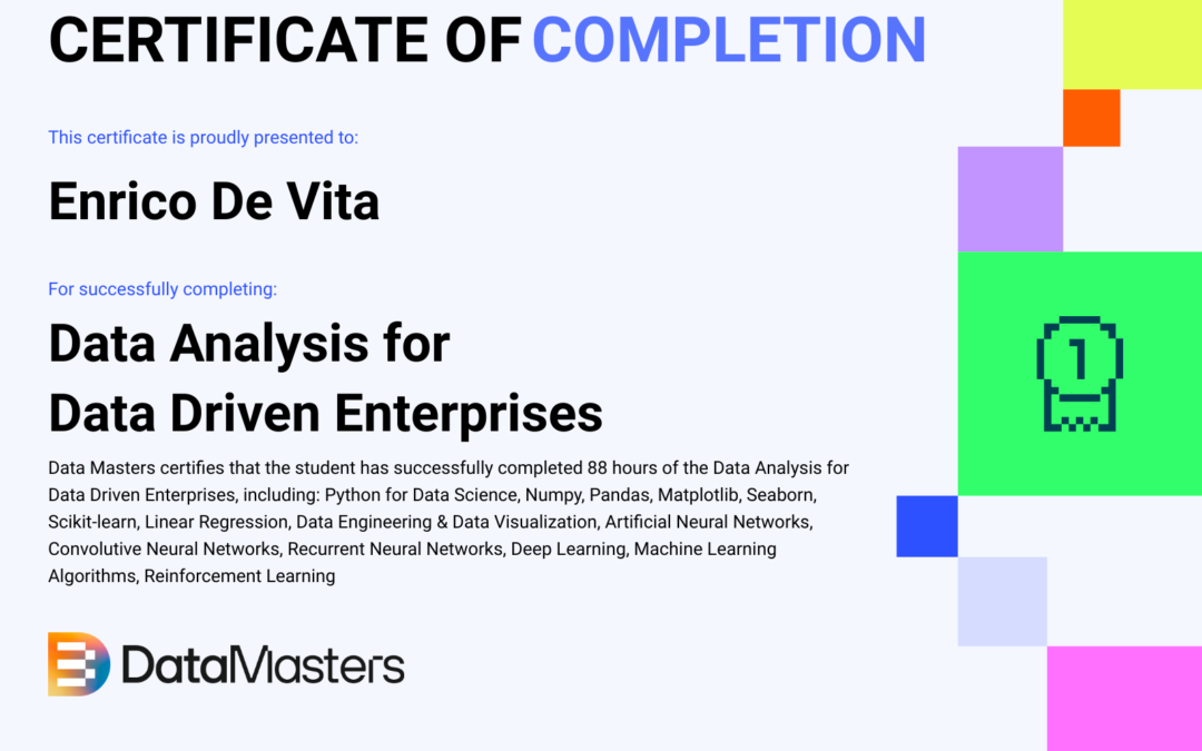 AI – DATA ANALYSIS FOR DATA DRIVEN ENTERPRISES