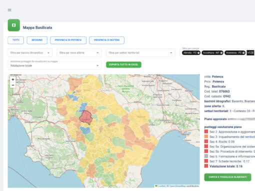 SIMONPC – Monitoraggio dei piani di protezione civile della Regione Basilicata